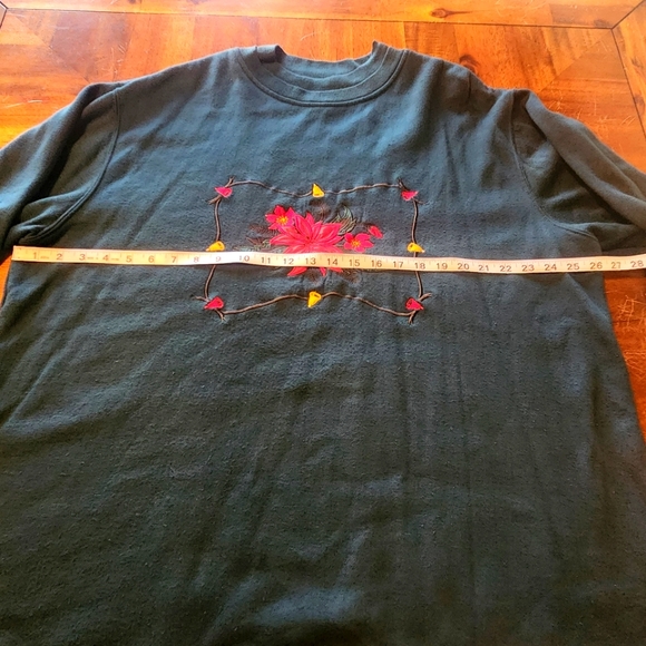 Nutcracker Vintage Green Christmas Sweater Size 1X - Picture 6 of 10